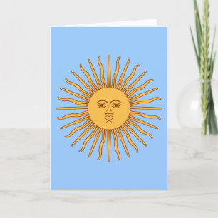 Argentina Sol de Mayo Card