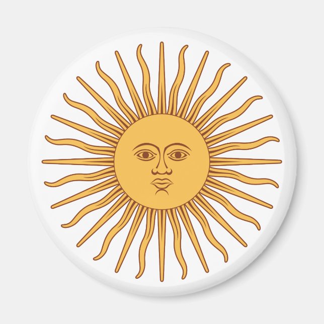 Argentina Sol de Mayo Magnet (Front)