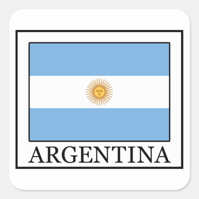 Argentina Square Sticker (Front)