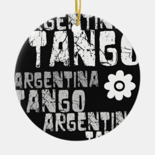 Argentina Tango Ceramic Tree Decoration