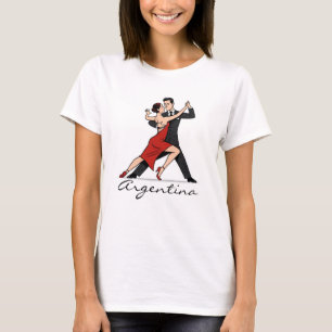 Argentina Tango Dancing Couple T-Shirt