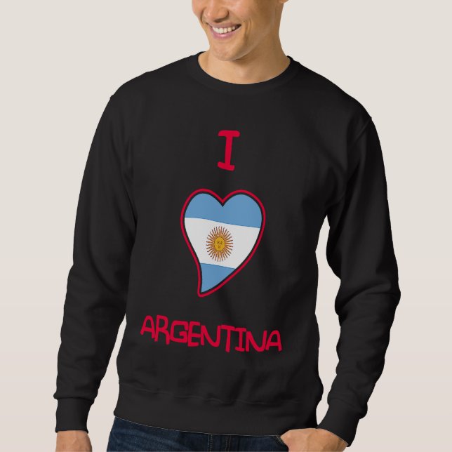 ARGENTINA TOP I LOVE ARGENTINIAN ARGENTINES (Front)