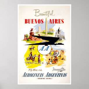 Argentina Wall Art Buenos Aires Travel Poster