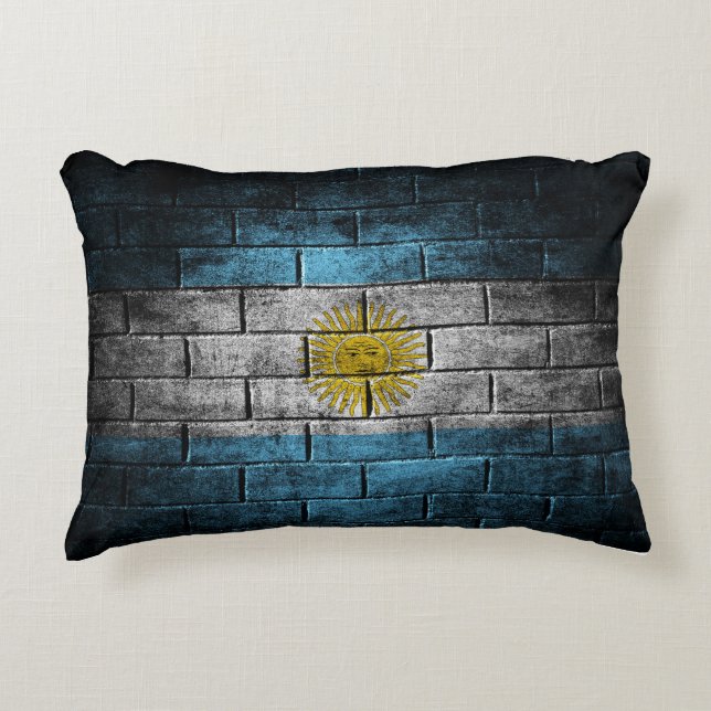 Argentina wall flag decorative cushion (Front)