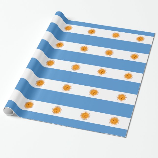 Argentina Wrapping Paper (Unrolled)