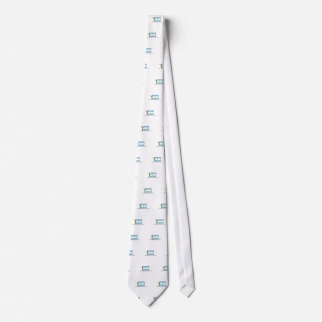 ARGENTINE BUENOS AIRES SOUTH MISSION LDS TIE (Front)