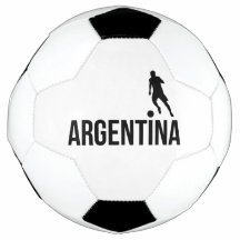 Argentine Flag soccer player uses dot as a ball