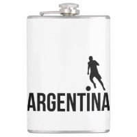 Argentine Flag soccer player uses dot as a ball