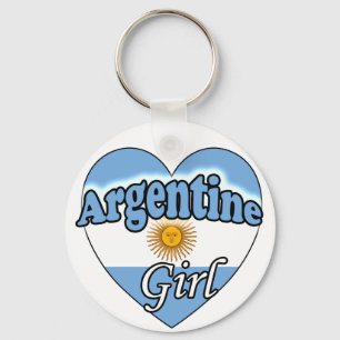 Argentine Girl Key Ring