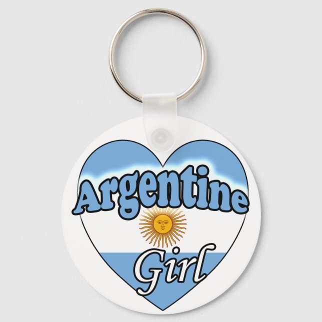 Argentine Girl Key Ring (Front)