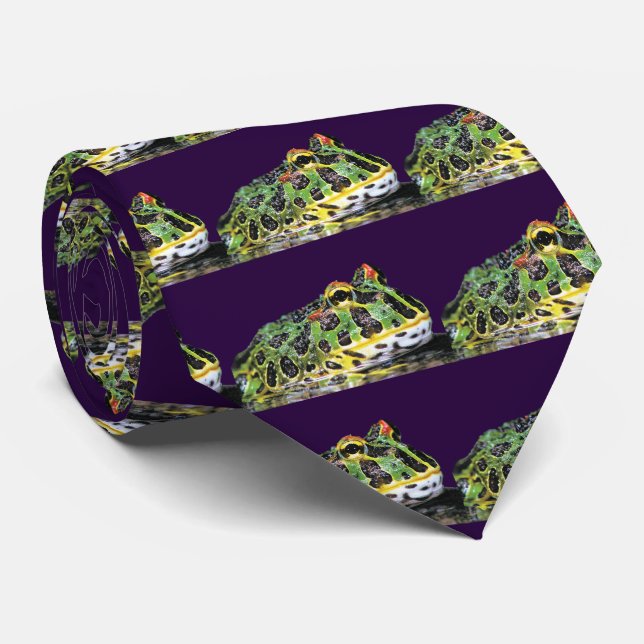 Argentine horned frog tie (Rolled)