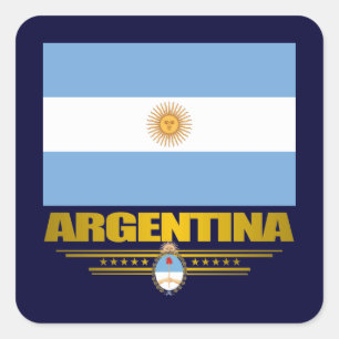 "Argentine Pride" Square Sticker