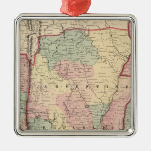 Argentine Republic, Chilli, Uruguay and Paraguay Metal Tree Decoration