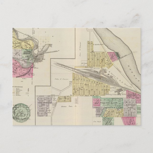 Argentine, Wyandotte County, Edwardsville, Kansas Postcard (Front)