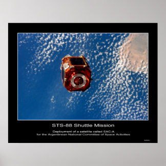 Argentinean SAC-A Satellite deploy... Poster