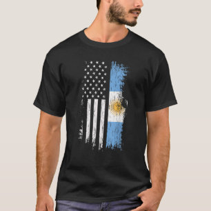 Argentinian American Flag Argentina USA T-Shirt
