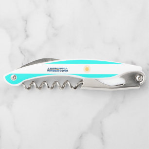Argentinian flag corkscrew