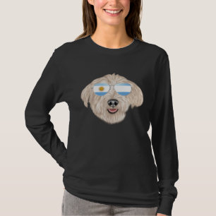 Argentinian Flag Glen of Imaal Terrier Dog Argenti T-Shirt