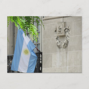 argentinian flag postcard