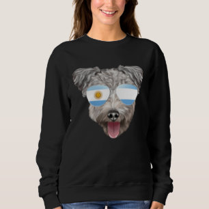 Argentinian Flag Pumi Dog Argentina Pocket Sweatshirt