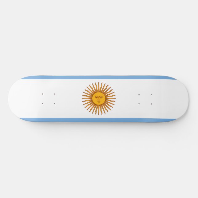 Argentinian Flag Skateboard (Horz)