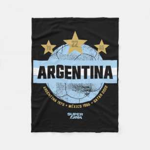 Argentinian Soccer Fan World Cup 2026 _2 Fleece Blanket
