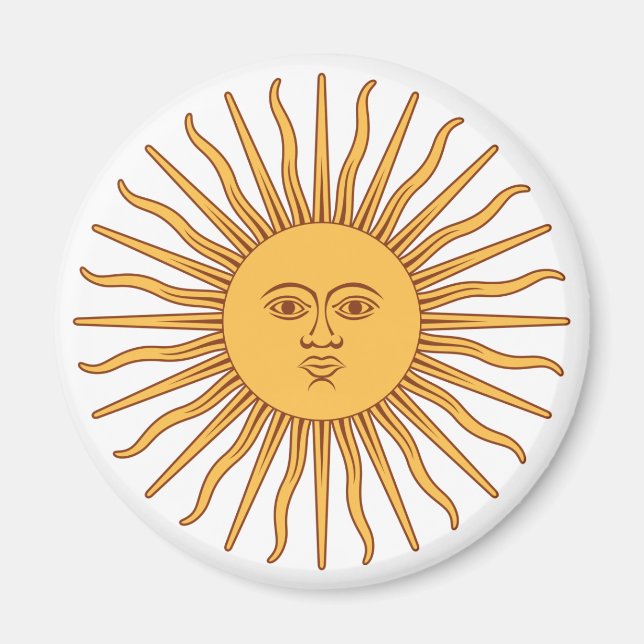 Argentinian Sun Magnet (Front)