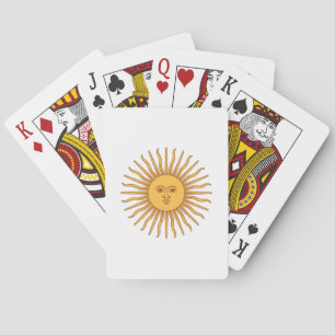 Argentinian Sun Playing Cards