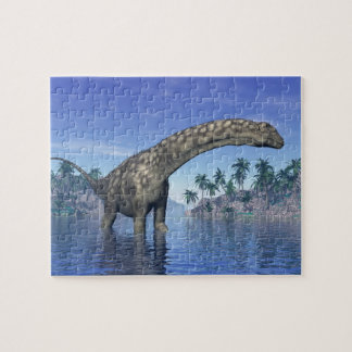 Argentinosaurus dinosaur - 3D render Jigsaw Puzzle
