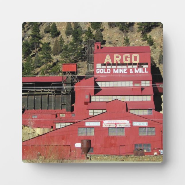 Argo Gold Mine & Mill, Idaho Springs, Colorado Plaque (Front)