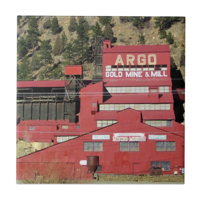 Argo Gold Mine & Mill, Idaho Springs, Colorado Tile (Front)