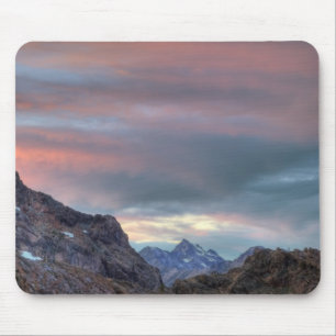 Argonaut Peak, sunset Mouse Pad