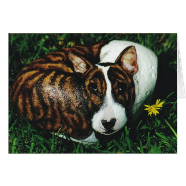 "Argos" dog rock card (Front Horizontal)