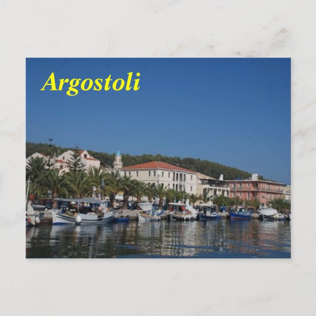 Argostoli postcard (Front)