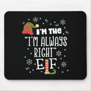 Argue Elf Matching Family Group Christmas T Xmas W Mouse Pad