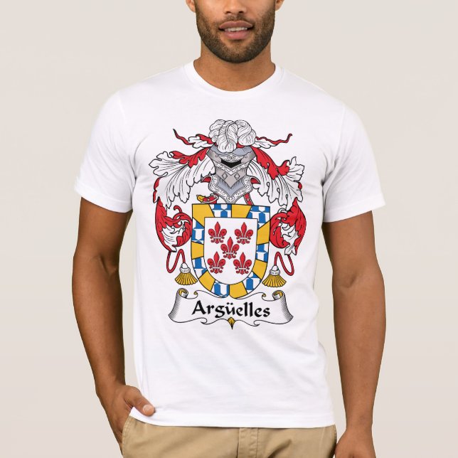 Arguelles Family Crest T-Shirt (Front)
