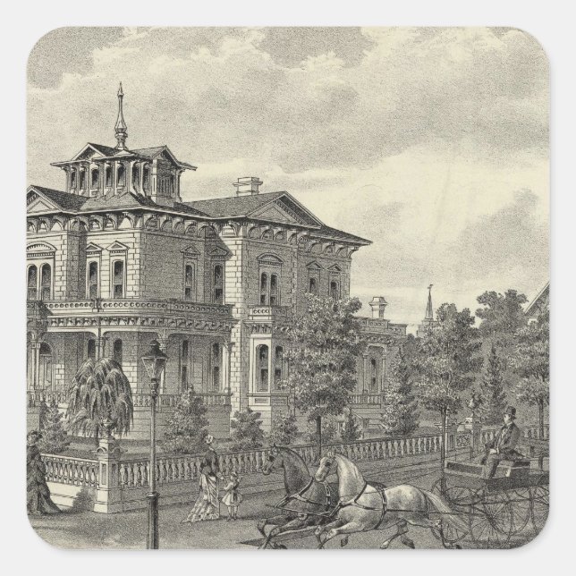 Arguello residence square sticker (Front)