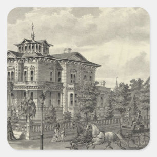 Arguello residence square sticker