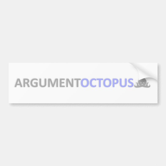 Argument Octopus Bumper Sticker (Front)