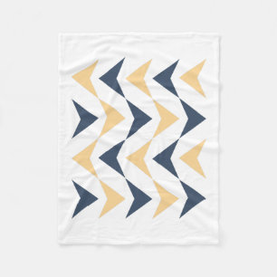 Argyle arrows fleece blanket