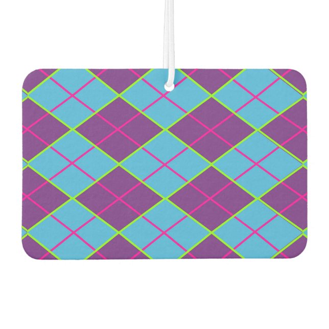 Argyle Car Air Freshener (Front)