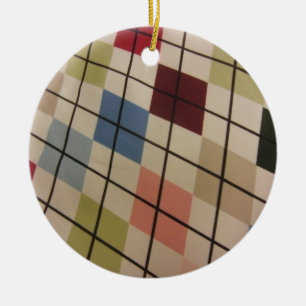 Argyle Ceramic Tree Decoration