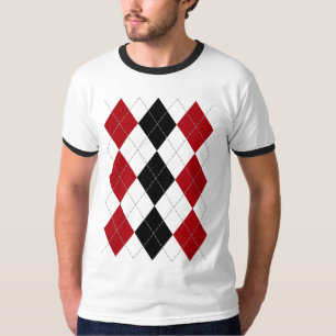Argyle: “Crimson Contrast” shirt (light)