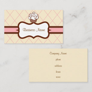 Argyle Cupcake Business Card
