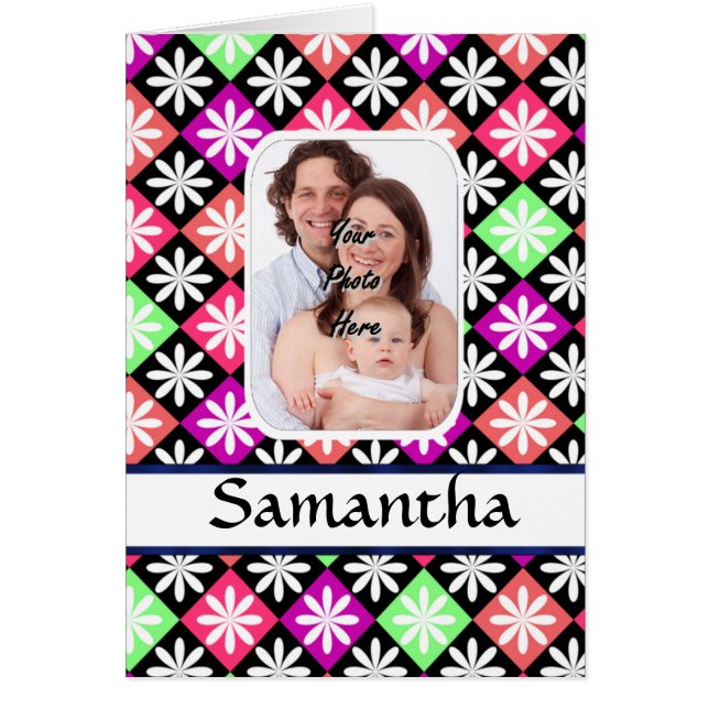 Argyle daisy pattern (Front)