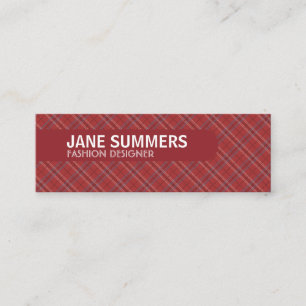 Argyle Design Mini Business Card
