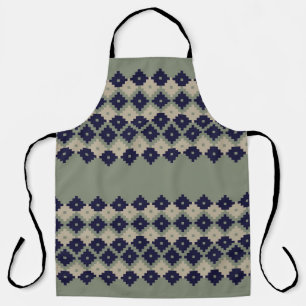 Argyle fair isle seamless pattern designabstract,  apron