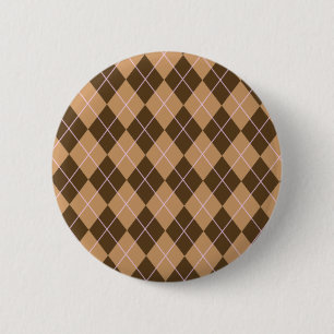 Argyle Flair 6 Cm Round Badge