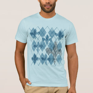 Argyle Fleur de lis T-Shirt