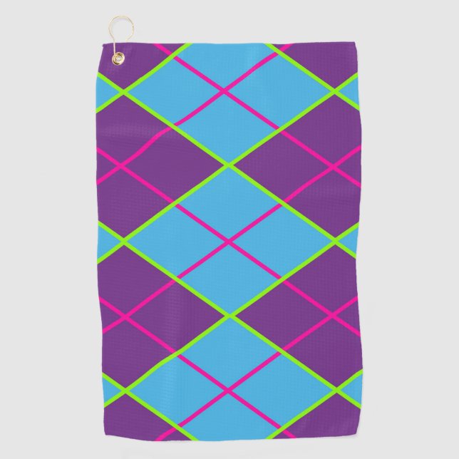 Argyle Golf Towel (Front)